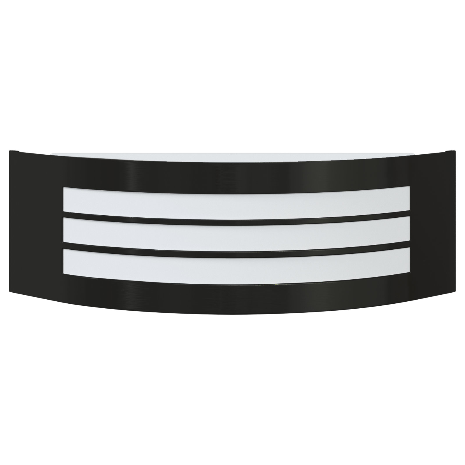 Lampada da Parete Esterno Nera Acciaio Inossidabile IP44