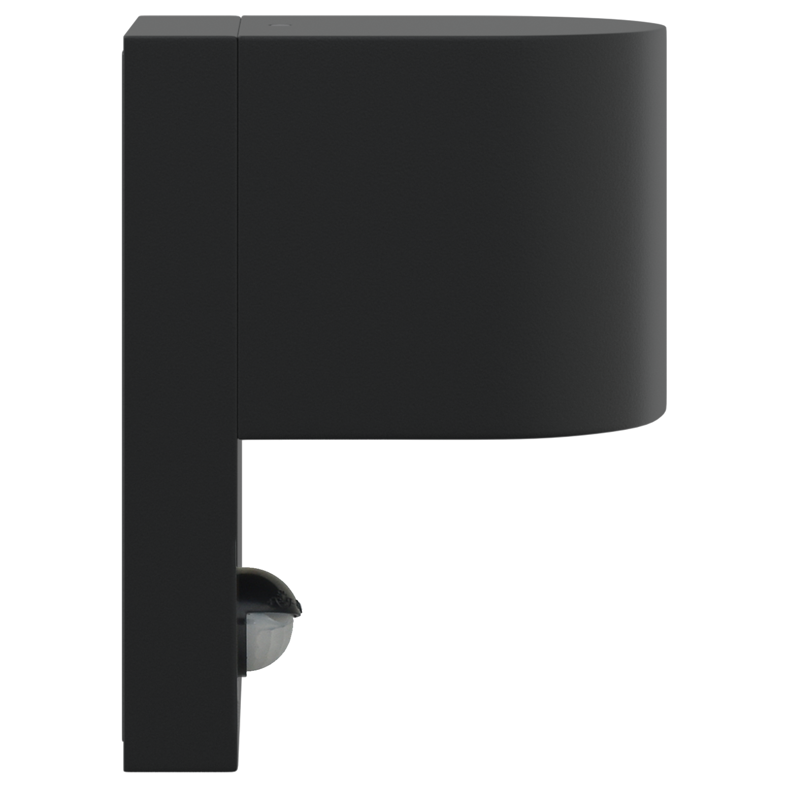 Lampade da Parete da Esterno con Sensore Nero Acciaio Inossidabile IP44