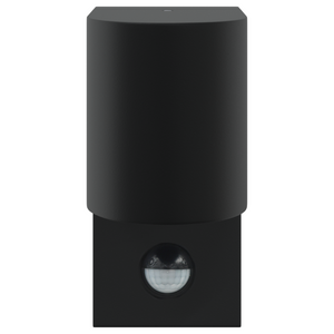 Lampade da parete esterne con sensore 2 pz Acciaio inossidabile nero IP44