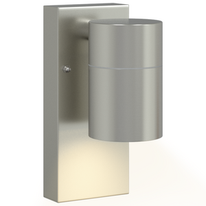 Lampade da parete esterne 2 pz Acciaio inox Argento IP44