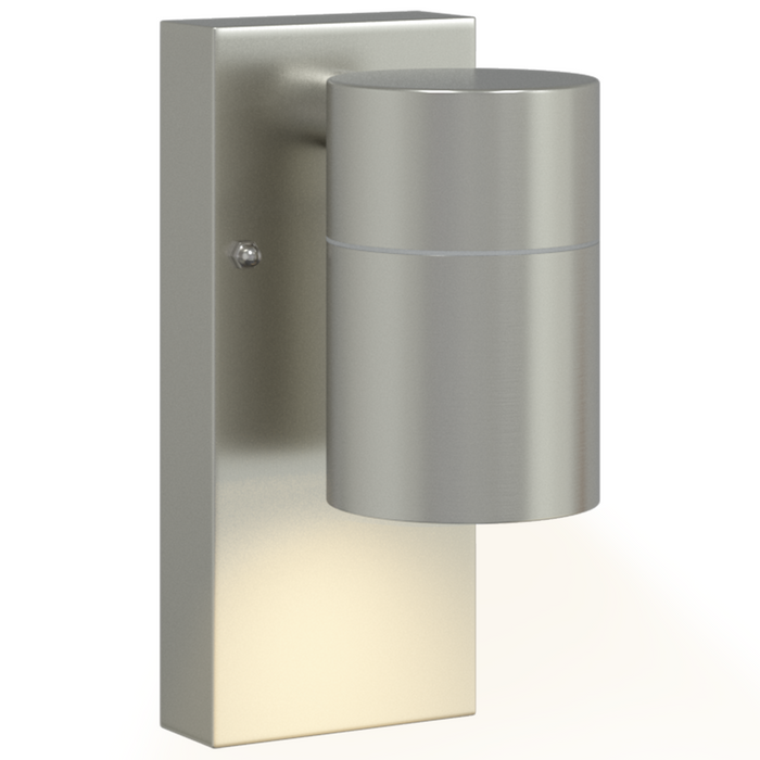 Lampade da parete esterne 2 pz Acciaio inox Argento IP44