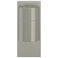 Lampade da parete esterne 2 pz Acciaio inox Argento IP44