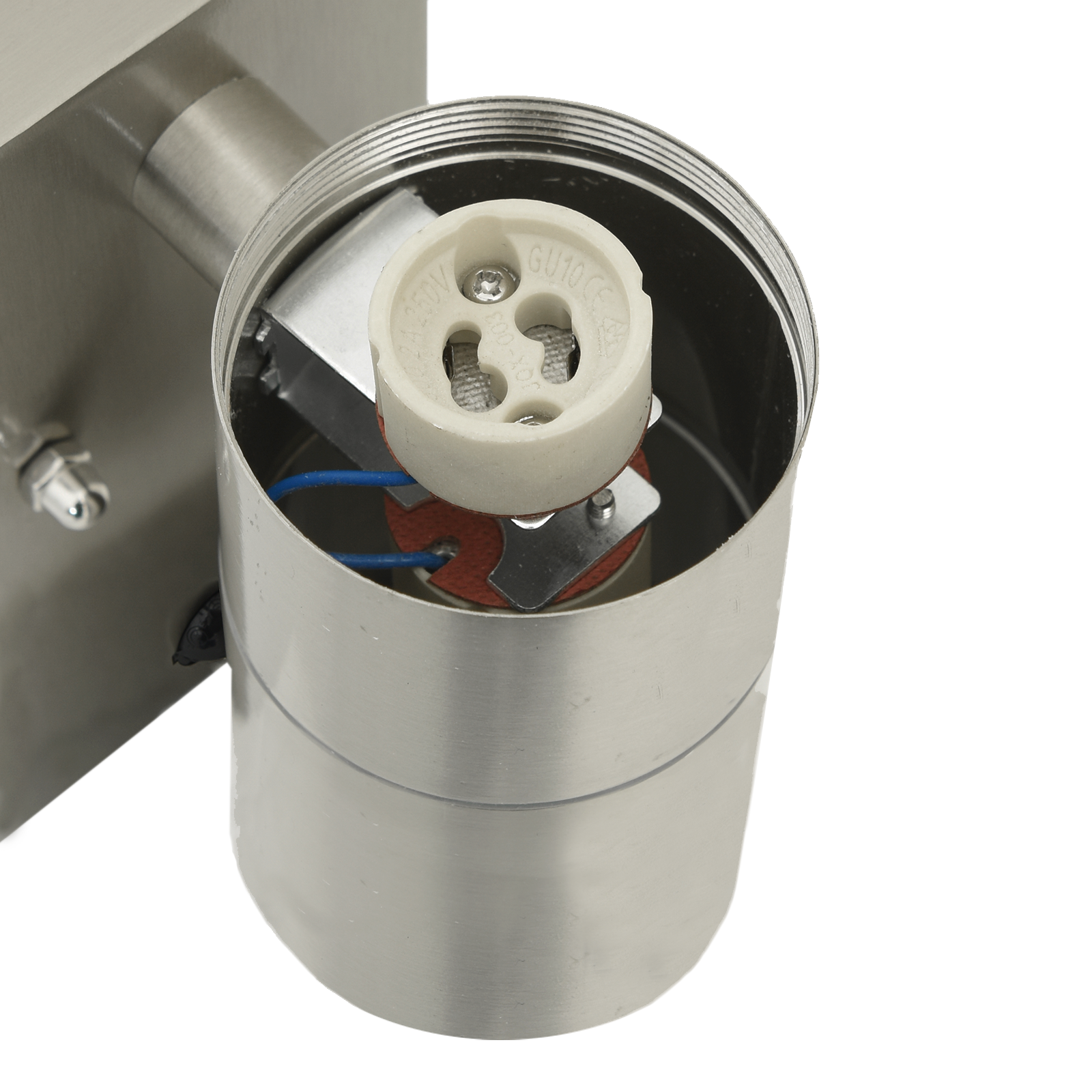 Lampade da Parete da Esterno con Sensore 2 pcs Argento Acciaio Inossidabile IP44