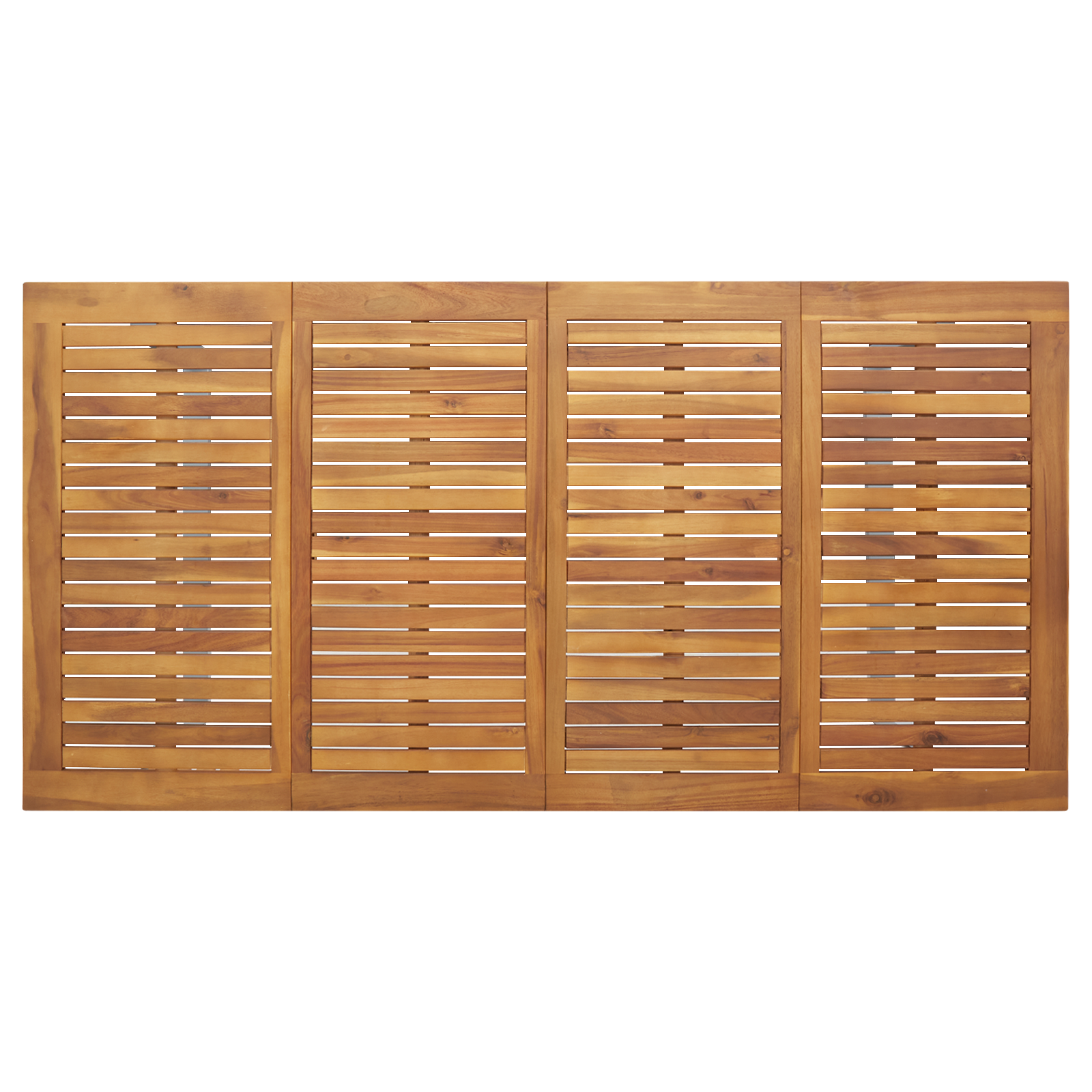 Tavolo da pranzo da esterno Grigio 180x90x75 cm Acciaio e Legno massello Acacia