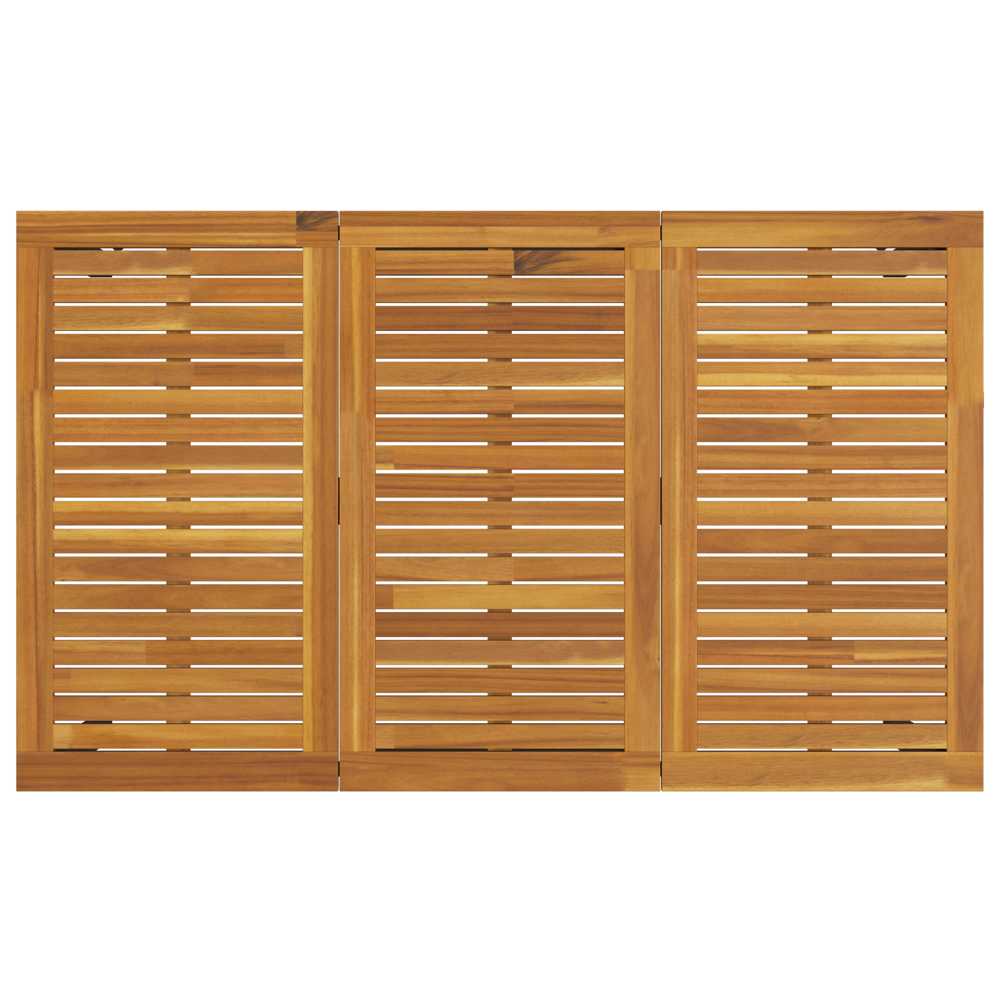 Tavolo da Giardino  150x90x75 cm in Legno Massello di Acacia e Metallo