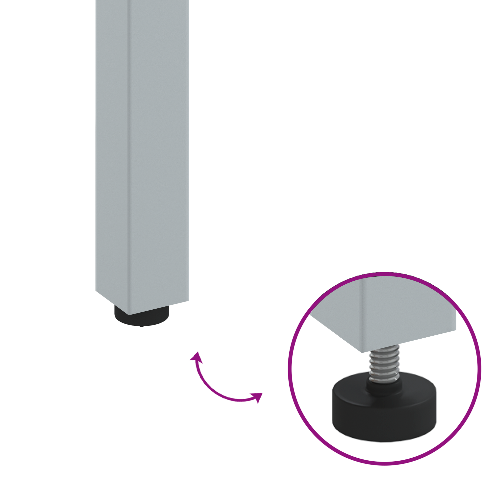 Tavolo da giardino  150x90x75 cm in legno massello di acacia e metallo