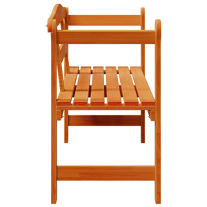 Panchina da Esterno Acacia 119x76x44 cm Legno Massello