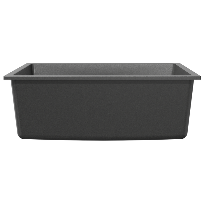 Lavello da Cucina con Foro di Sovraccarico in Granito Grigio