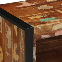 Panchina per scarpe Multicolore 100x40x50 cm in legno massello di recupero