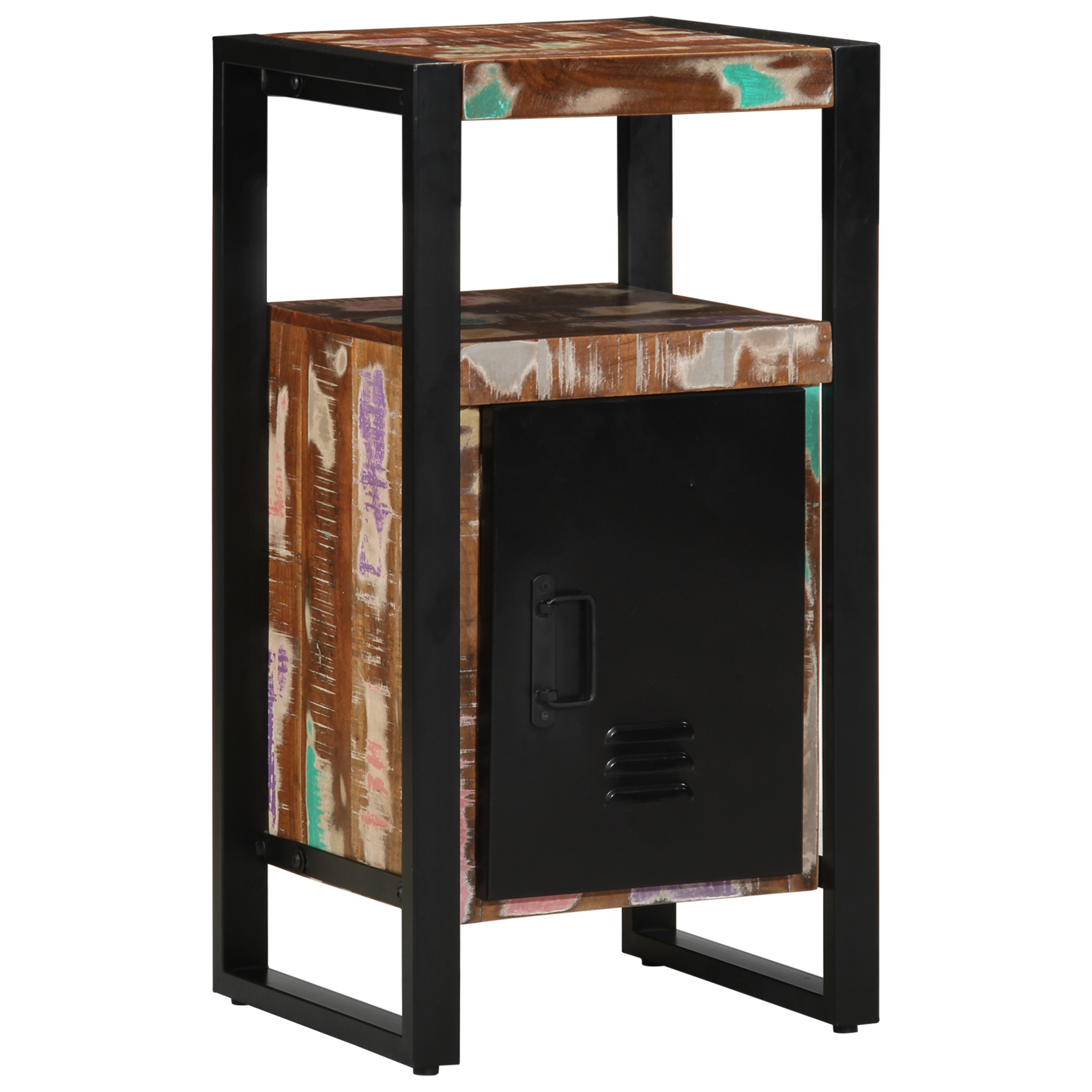 Armadio da Bagno Multicolore 40x35x75 cm in Legno Riciclato