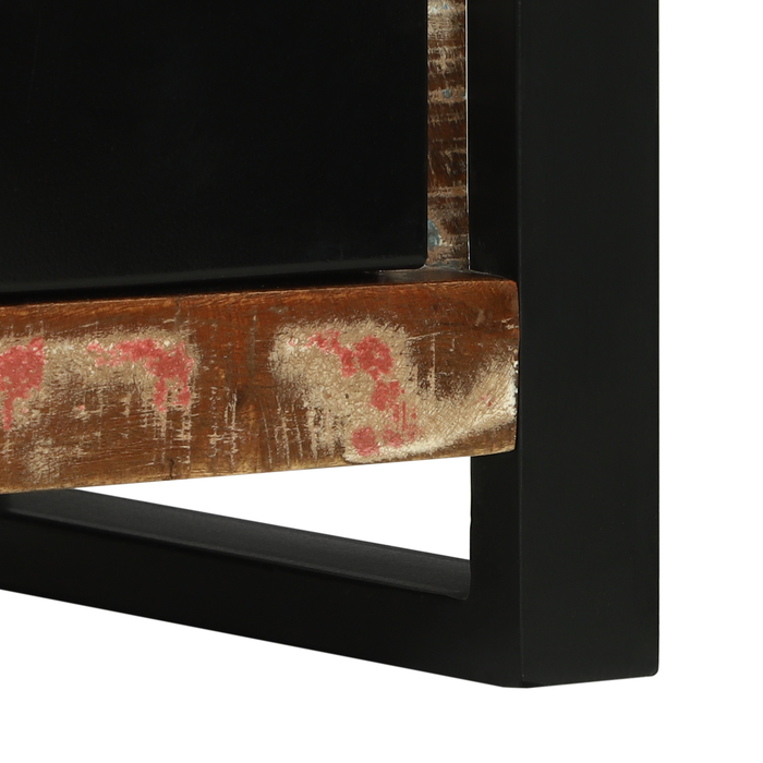 Armadio a Muro per Bagno 40x30x90 cm in Legno Massello Recuperato