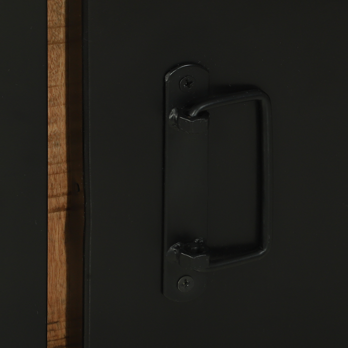 Mobile da bagno a parete 40x35x90 cm Legno massello di mango grezzo