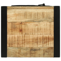 Mobile da bagno a parete 40x35x90 cm Legno massello di mango grezzo