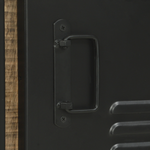 Mobile da bagno a muro 40x30x40 cm in legno massello di mango grezzo