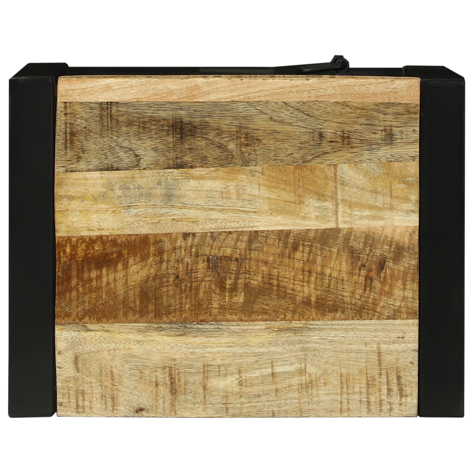 Mobile da bagno a muro 40x30x40 cm in legno massello di mango grezzo