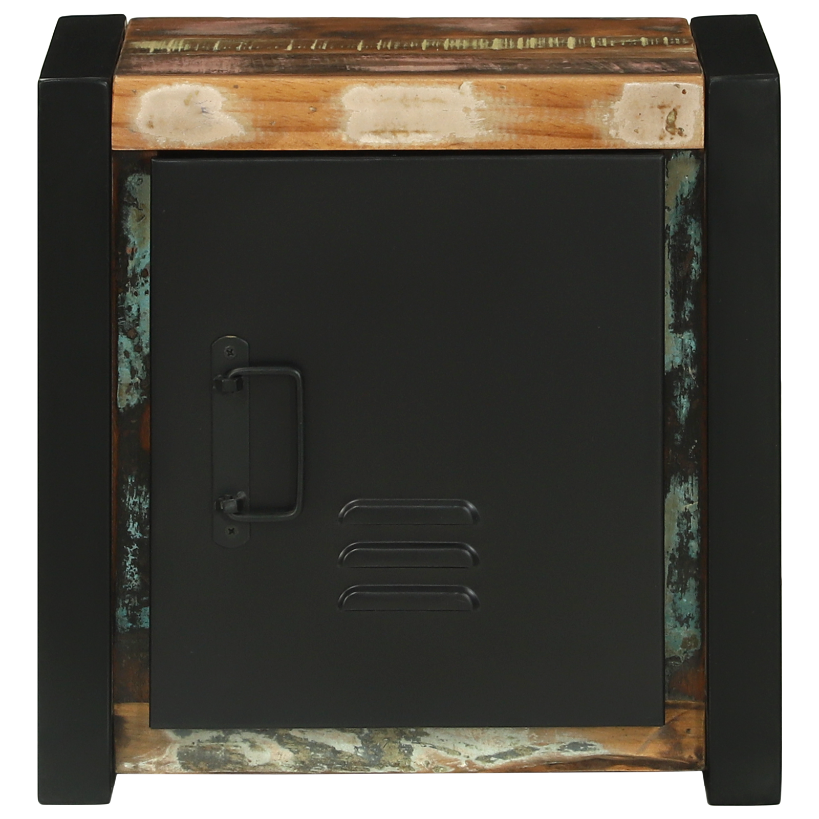 Mobiletto da bagno Multicolore Legno recuperato Medio Storage