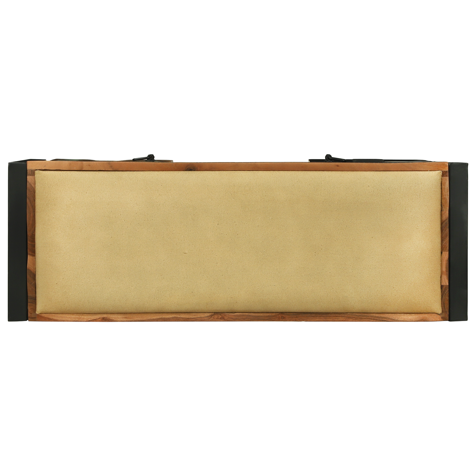 Panchina Cabinet Multicolore 100x35x50 cm Legno Massello di Recupero