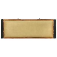 Panchina Cabinet Multicolore 100x35x50 cm Legno Massello di Recupero