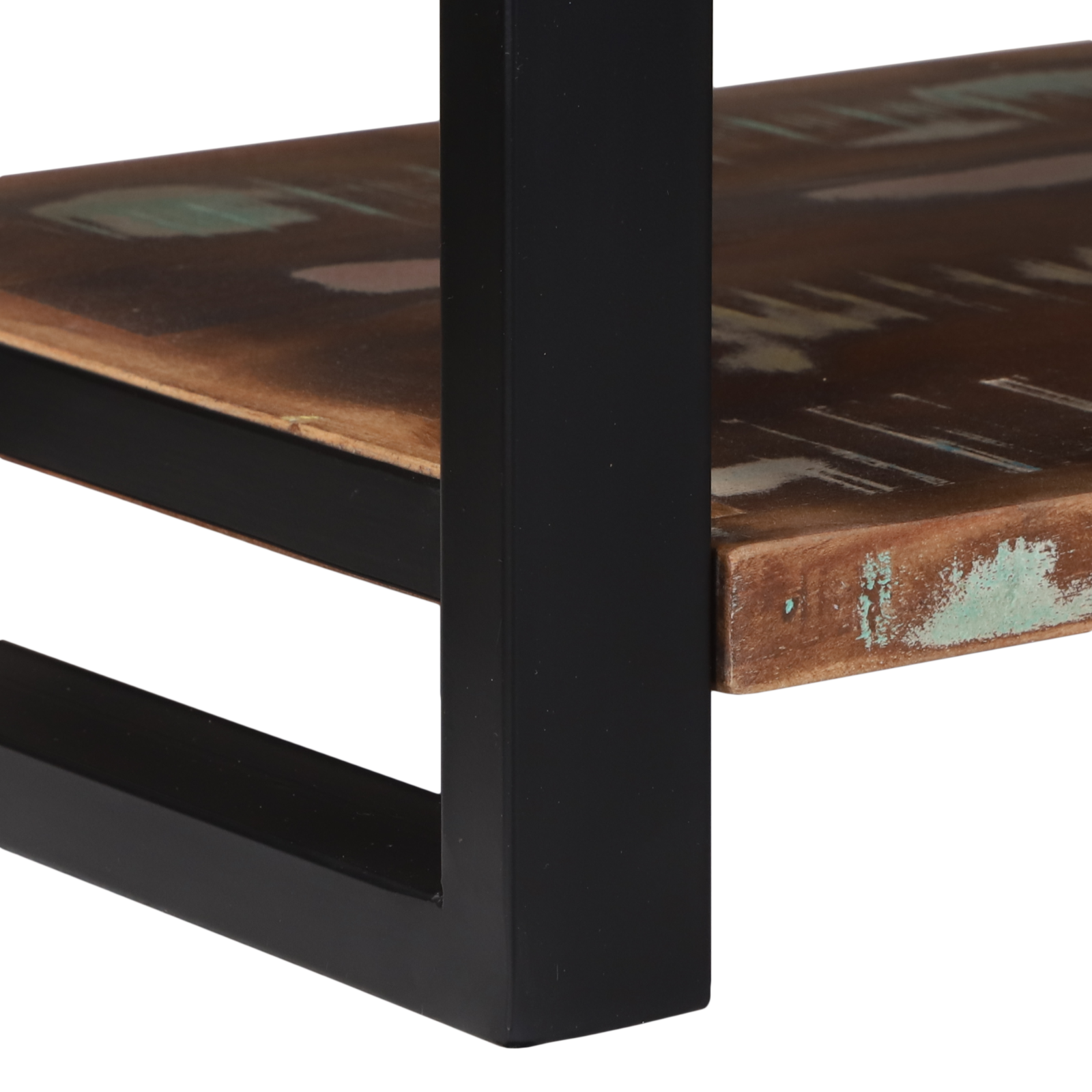 Scatola di stoccaggio multicolore 80x35x45 cm in legno massello di recupero