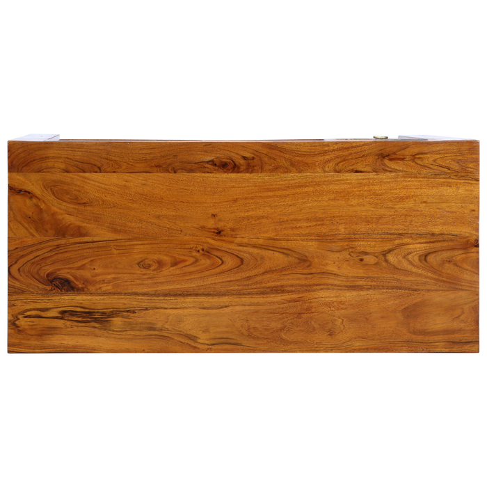 Scrivania 110x50x73 cm Legno Massello Acacia