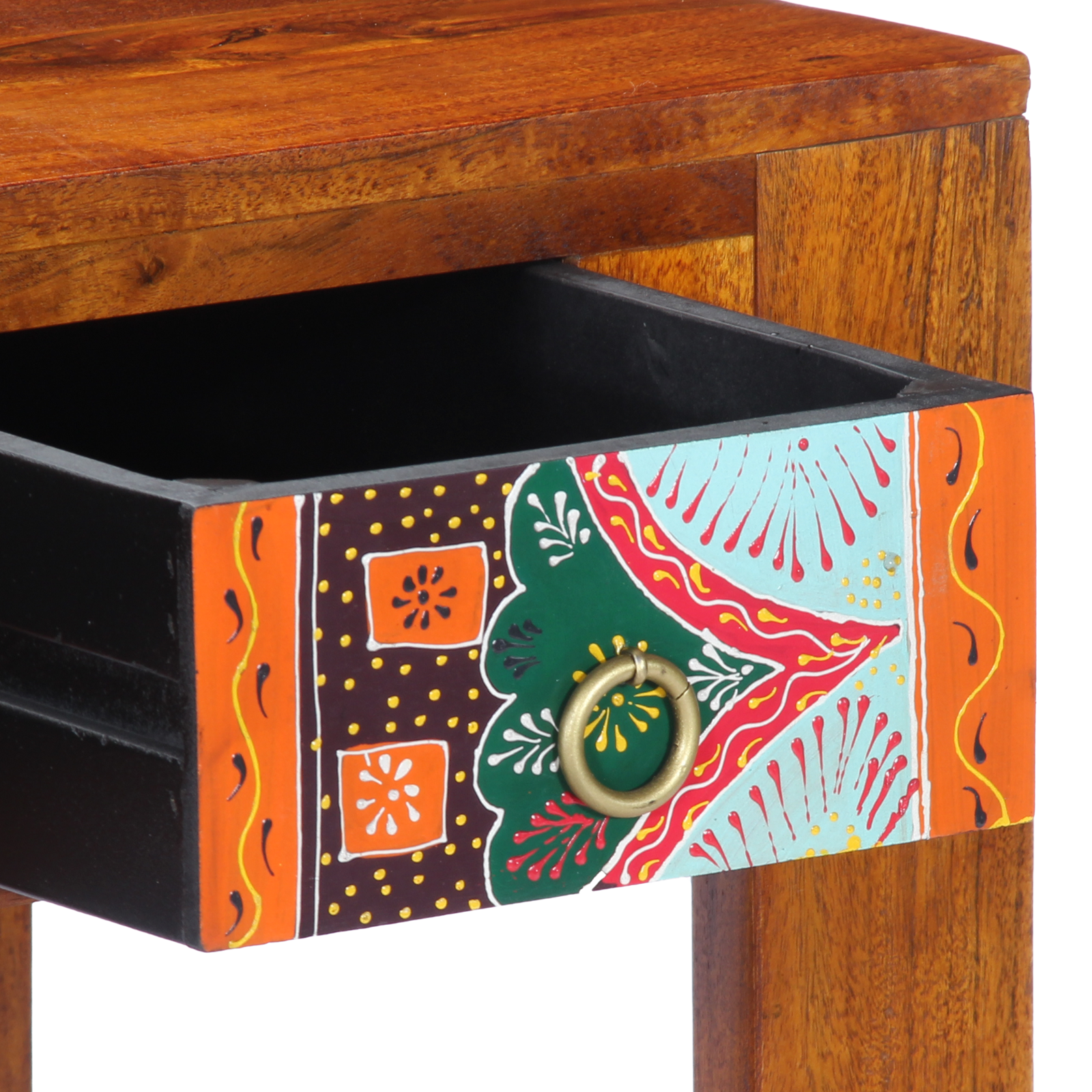 Scrivania 100x50x75 cm Legno Massello di Acacia