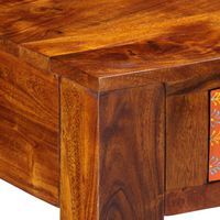 Scrivania 100x50x75 cm Legno Massello di Acacia