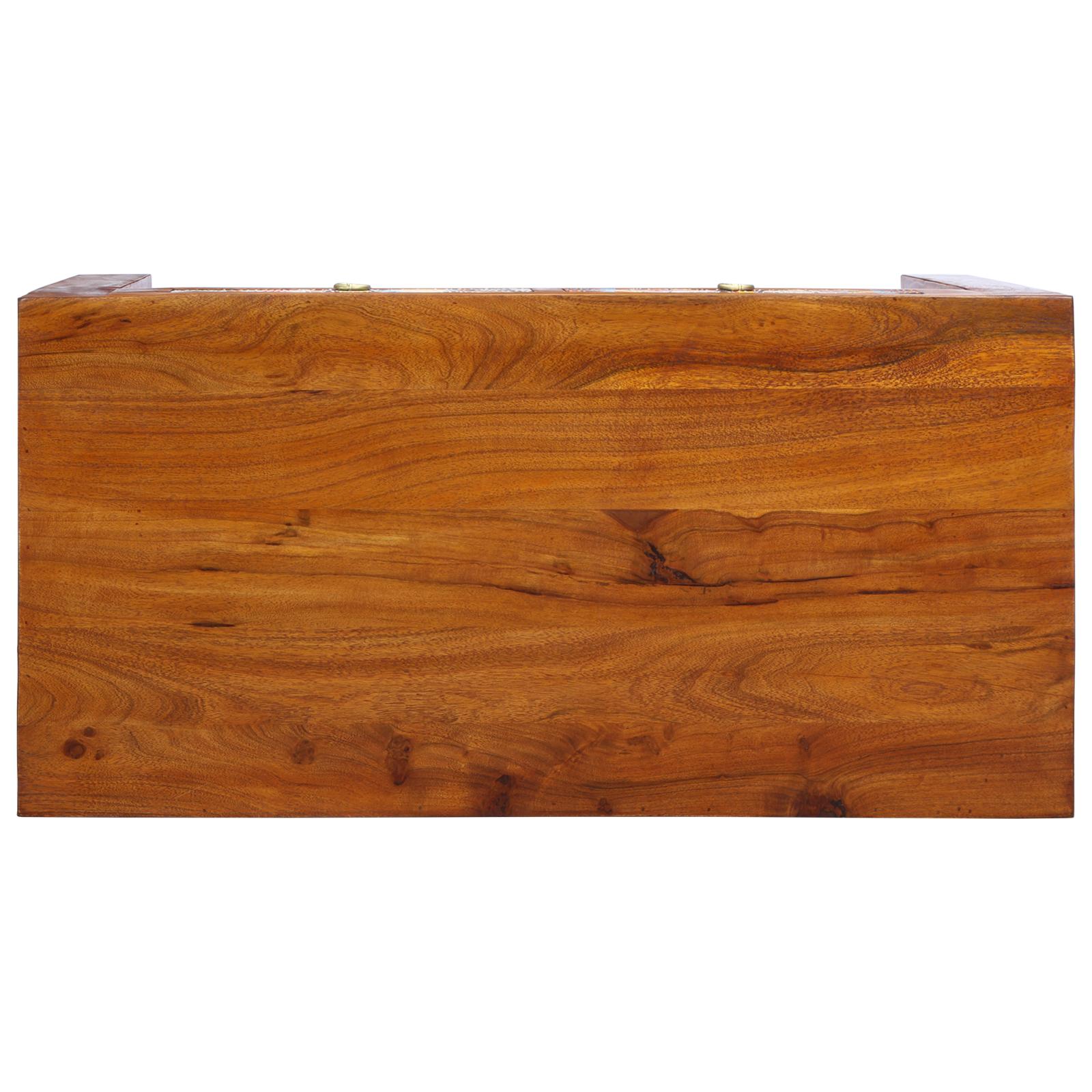 Scrivania 100x50x75 cm in legno massello di acacia