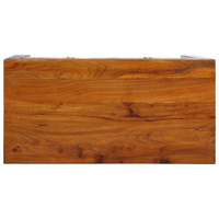 Scrivania 100x50x75 cm in legno massello di acacia