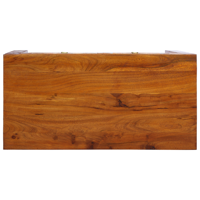 Scrivania 100x50x75 cm in legno massello di acacia