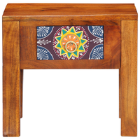 Tavolino  40x30x36 cm in Legno Massello di Acacia