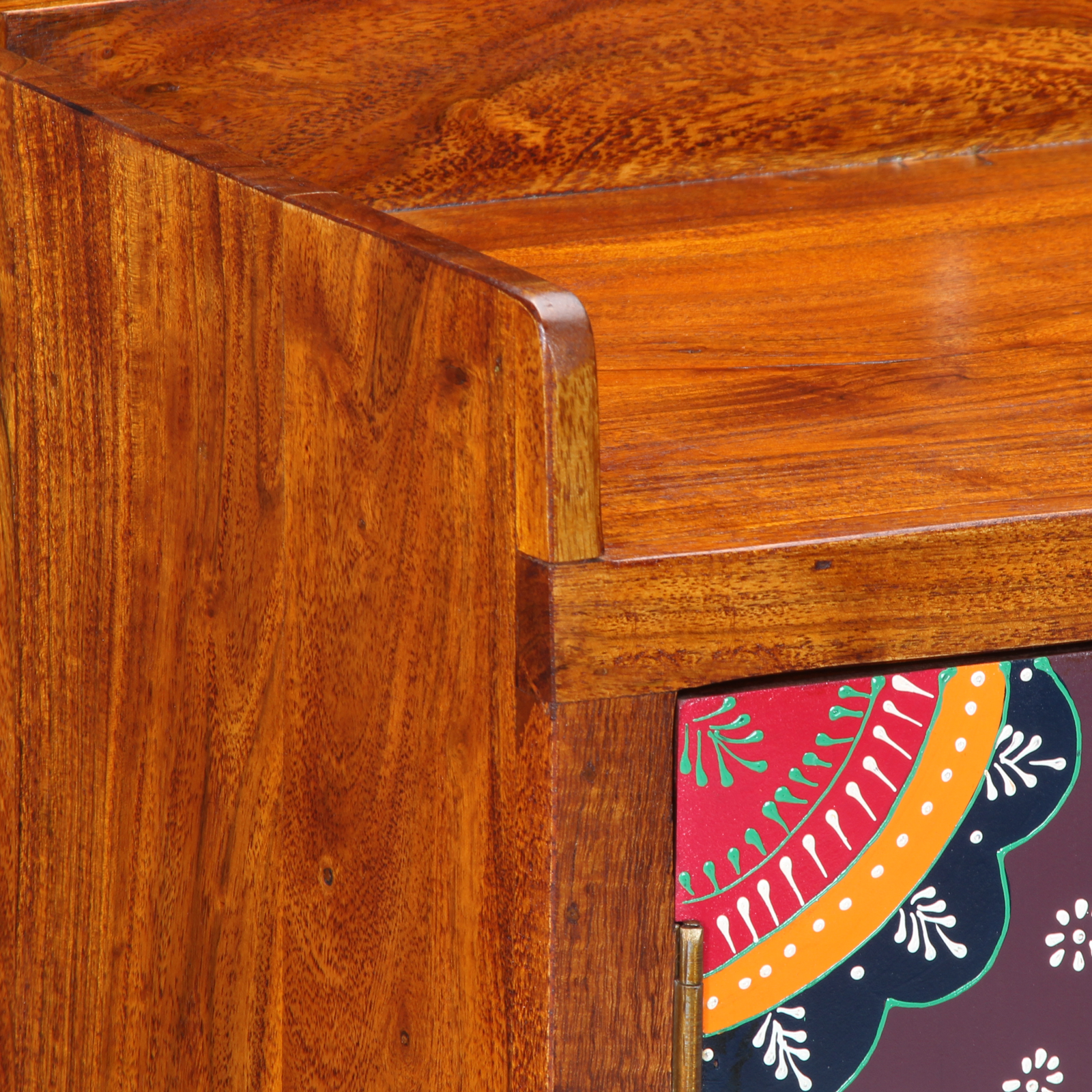 Cabinet per scarpe 55x35x75 cm in legno massello di acacia