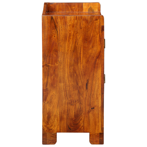 Cabinet per scarpe 55x35x75 cm in legno massello di acacia