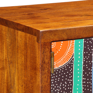 Scarpiera  90x35x55 cm in legno massello di acacia