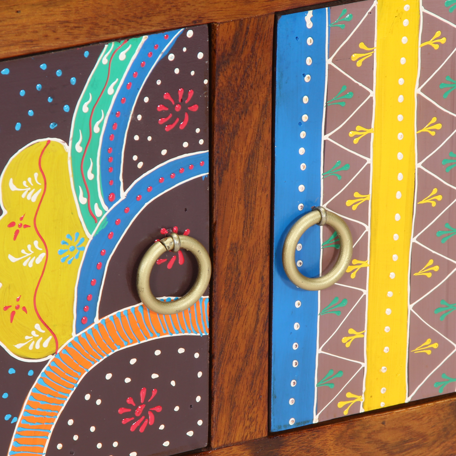 Scarpiera  90x35x55 cm in legno massello di acacia