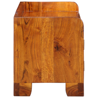 Panca per scarpe  90x35x40 cm in legno solido di acacia