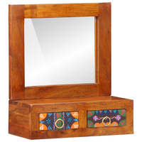 Armadio da Parete 40x20x50 cm Legno Massello di Acacia