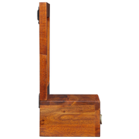 Armadio da Parete 40x20x50 cm Legno Massello di Acacia