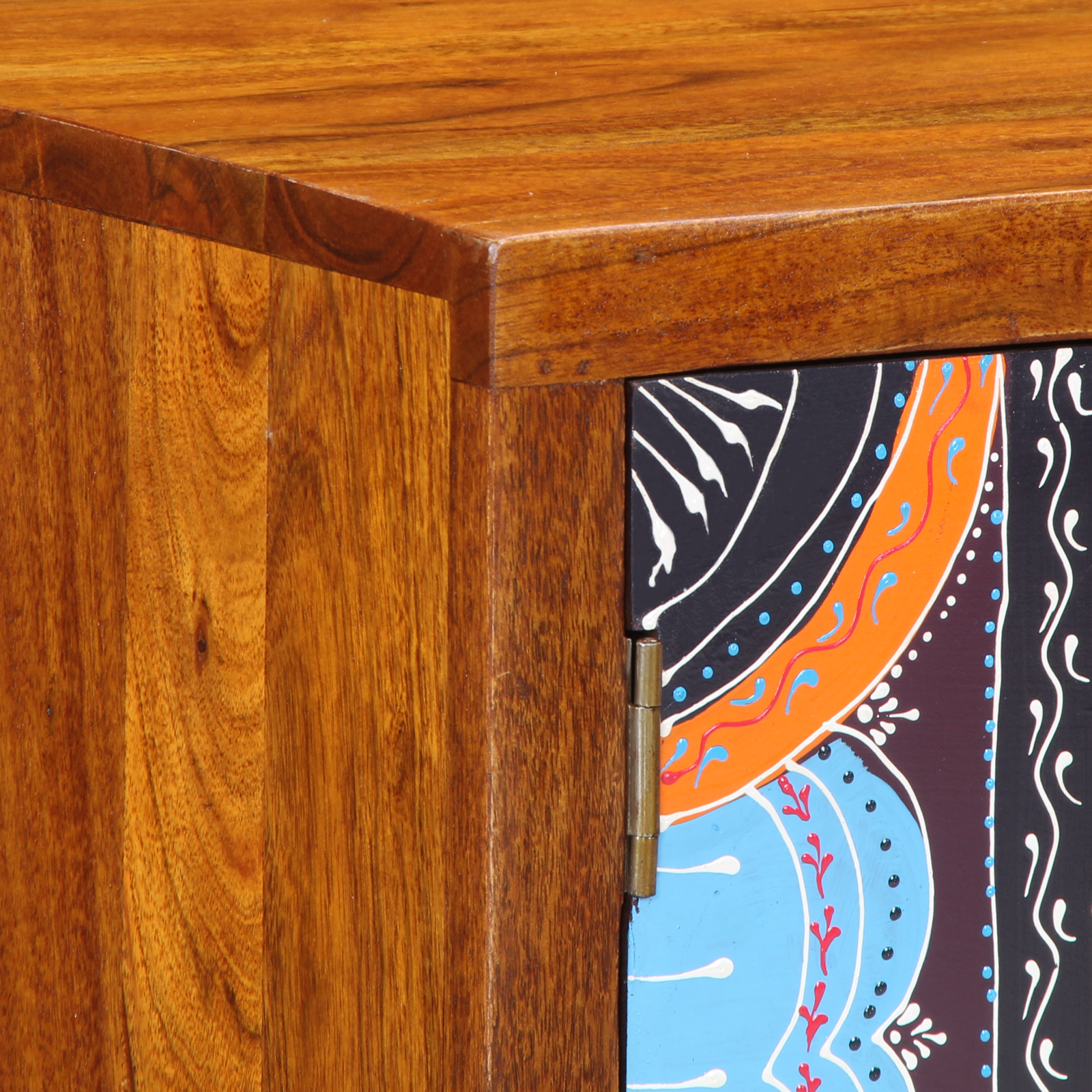 Panchina da Corridoio 100x35x45 cm Legno massello di acacia