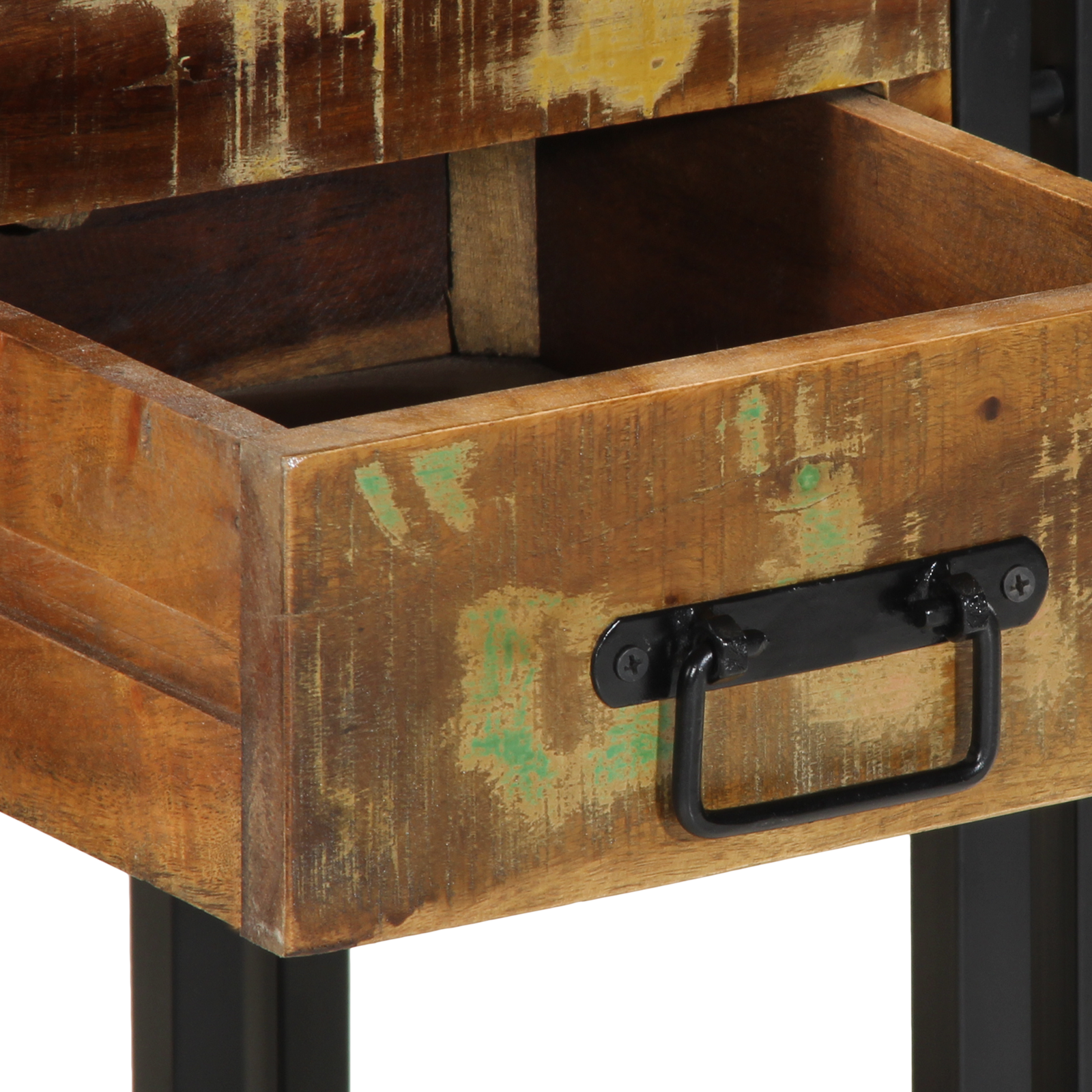 Comodini 2 pz 40x35x50 cm Legno massello recuperato