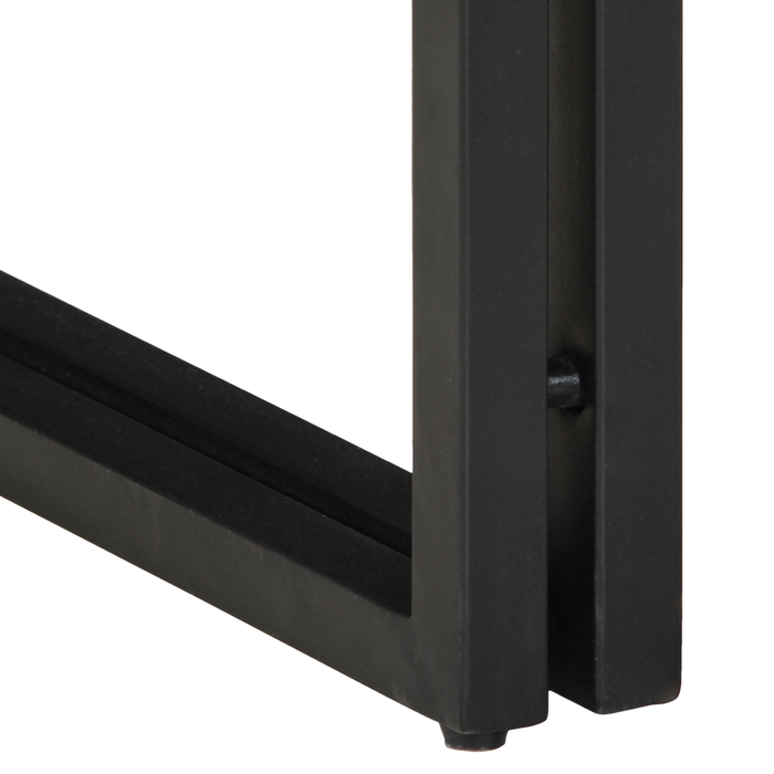 Tavolino  40x40x50 cm in legno massello di mango grezzo