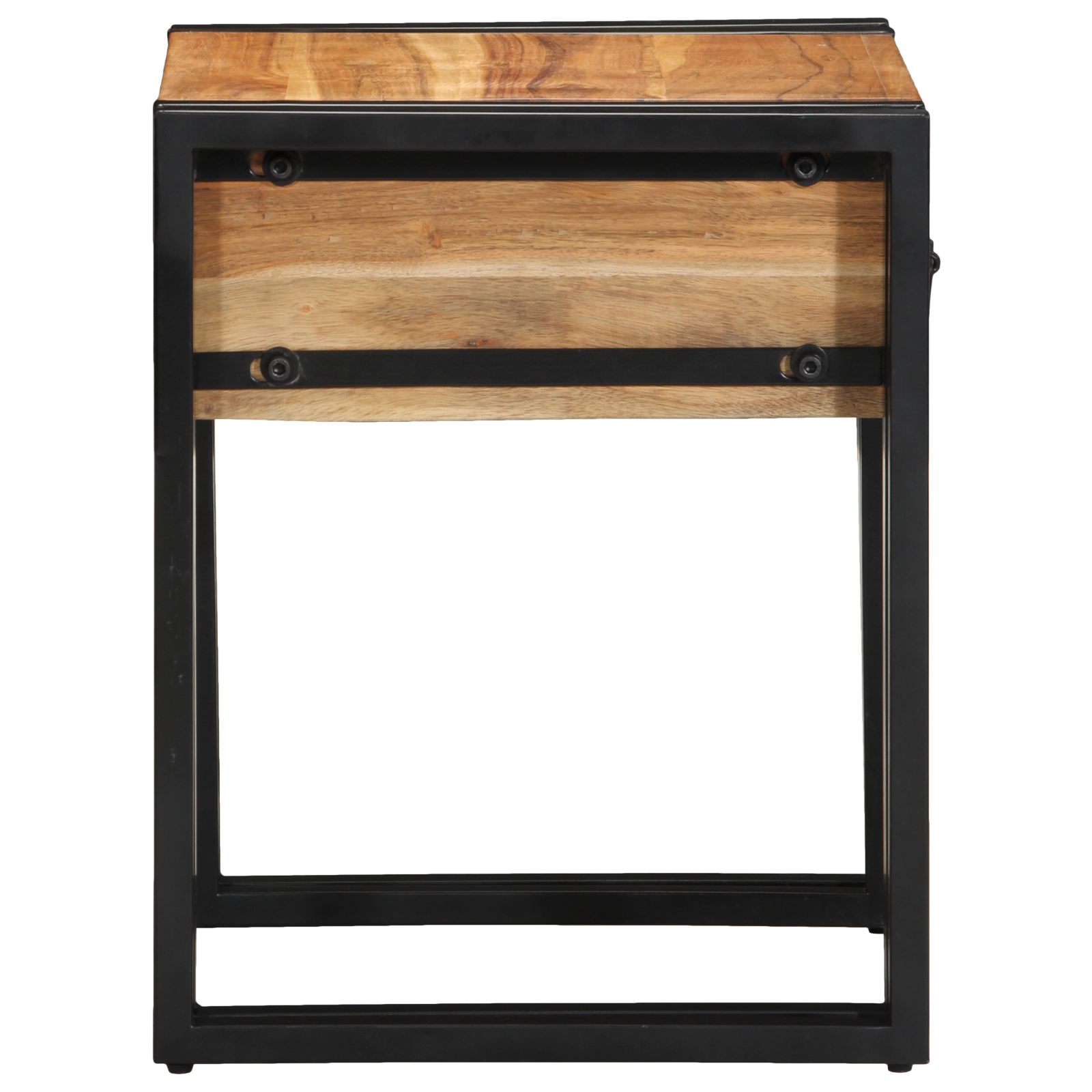 Tavolino  40x40x50 cm in legno massello di acacia