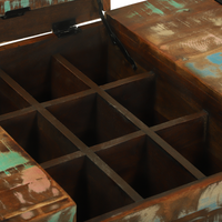 Tavolo da Trucco 90x50x75 cm Legno Massello Recuperato