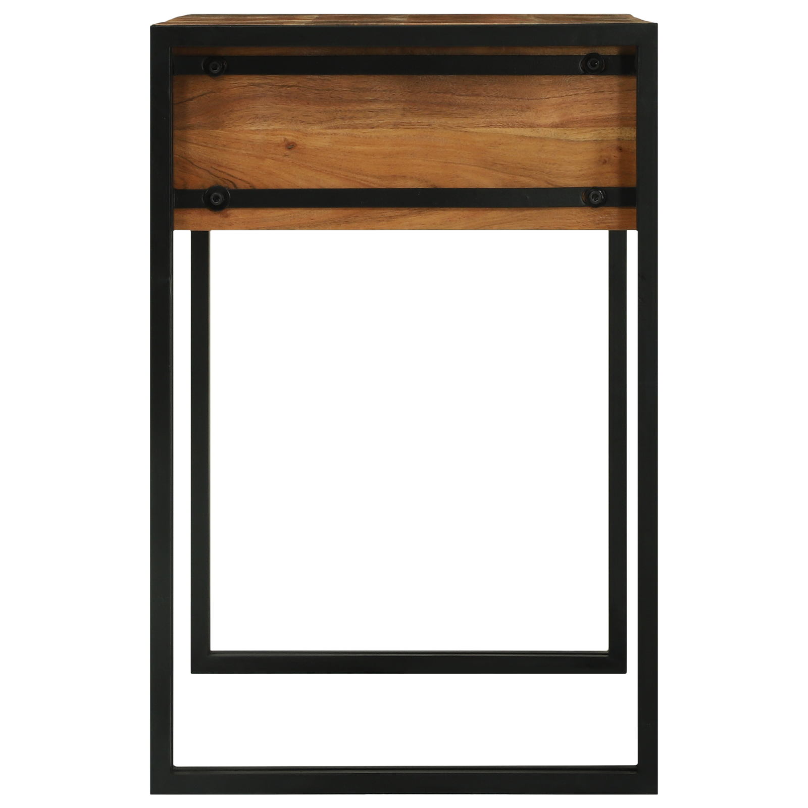 Tavolo da Trucco 90x50x75 cm in Legno Massiccio di Acacia