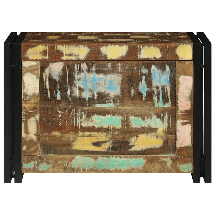 Scatola di Stoccaggio 60x40x41 cm in Legno Riciclato