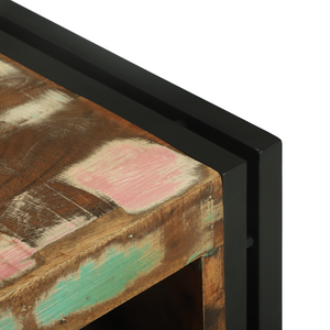 Portabottiglie 46x35x27.5 cm Legno massello riciclato