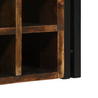 Portabottiglie 46x35x27.5 cm Legno massello riciclato