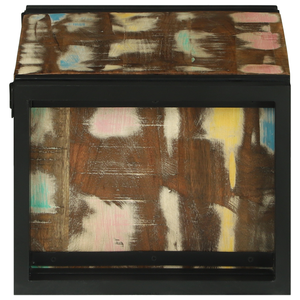 Portabottiglie 46x35x27.5 cm Legno massello riciclato