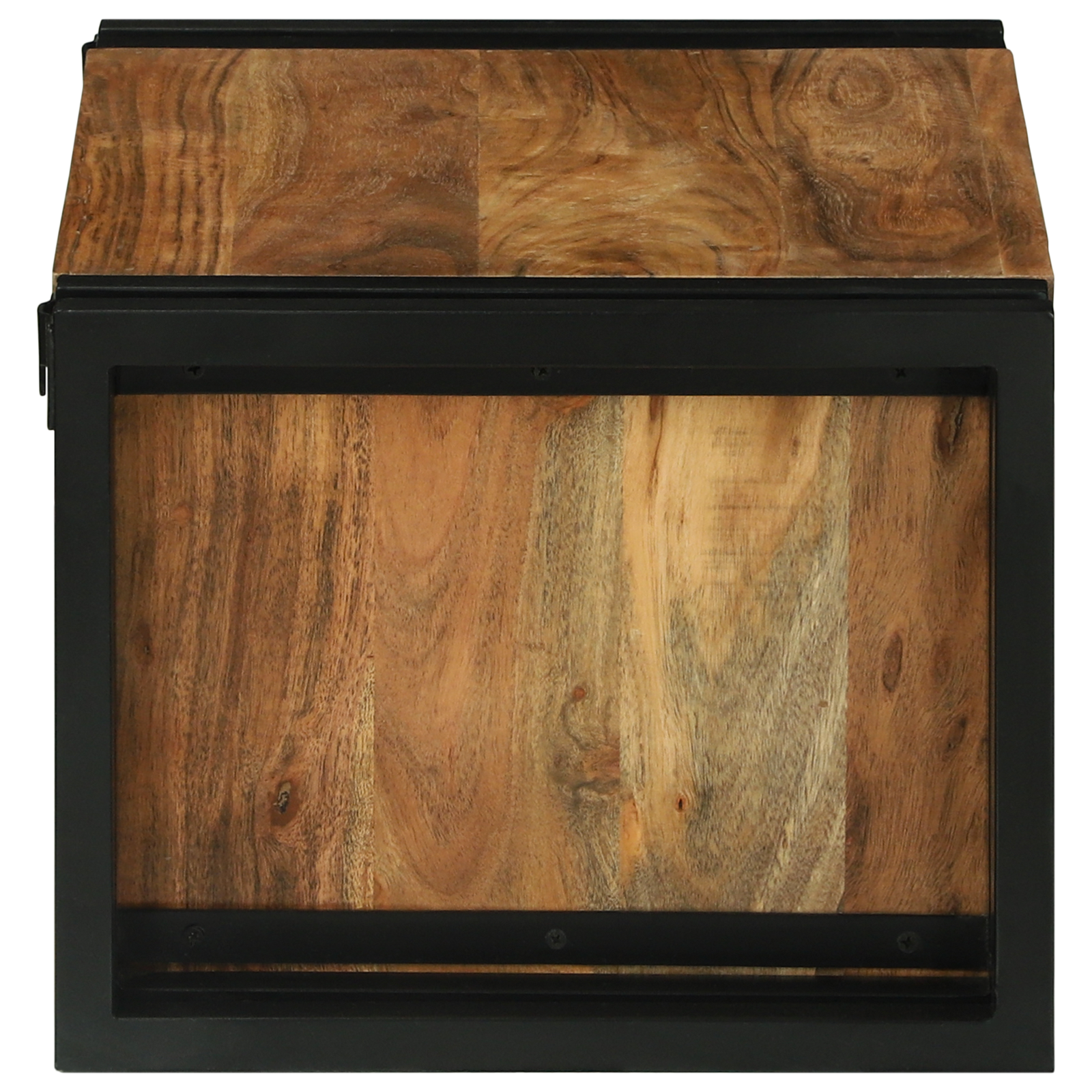 Portabottiglie 46x35x27.5 cm Legno Massello di Acacia