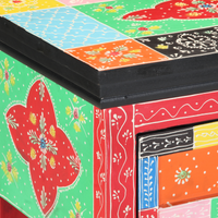 Tavolo Console con Cassetti Multicolore in Legno Compensato