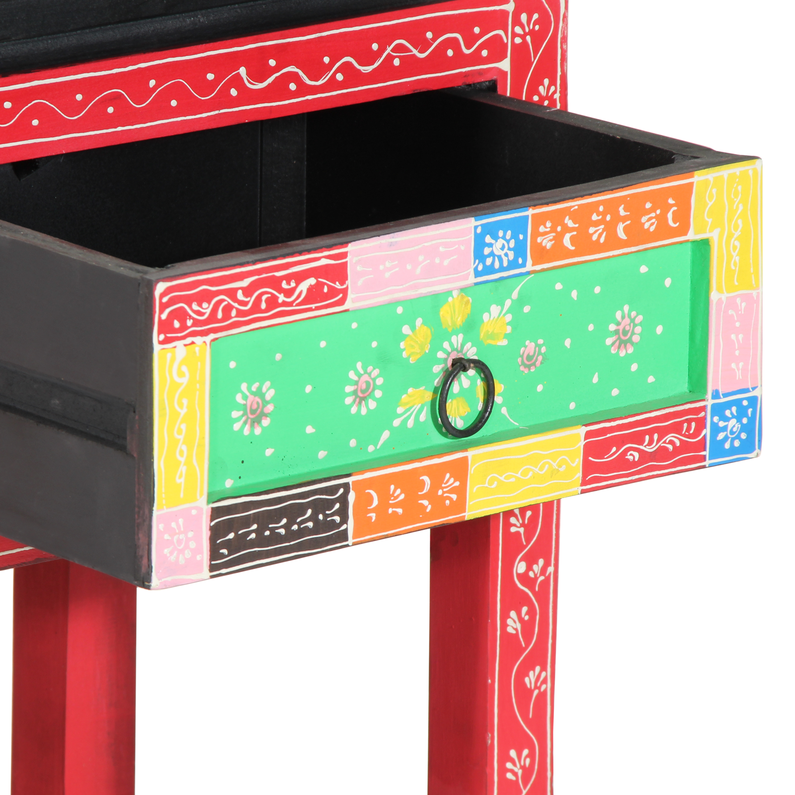 Tavolo Console con Cassetti Multicolore in Legno Compensato